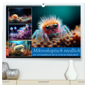 Mikroskopisch niedlich (hochwertiger Premium Wandkalender 2024 DIN A2 quer), Kunstdruck in Hochglanz