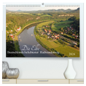Die Elbe - Deutschlands beliebtester Radwanderweg (hochwertiger Premium Wandkalender 2024 DIN A2 quer), Kunstdruck in Hochglanz