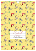 MUSTERHEFT KLASSE 1a (Wandkalender 2025 DIN A4 hoch), CALVENDO Monatskalender