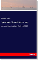 Speech of Edmund Burke, esq.