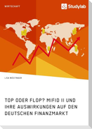 Top oder Flop? MiFID II und ihre Auswirkungen auf den deutschen Finanzmarkt