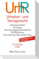 Urheber- und Verlagsrecht. UrhR