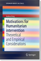 Motivations for Humanitarian intervention