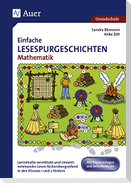 Einfache Lesespurgeschichten Mathematik 1/2