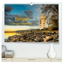 Bingen - Tor zum Mittelrhein (hochwertiger Premium Wandkalender 2025 DIN A2 quer), Kunstdruck in Hochglanz