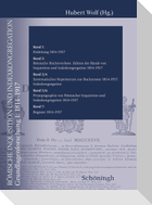 Römische Inquisition und Indexkongregation. Grundlagenforschung II