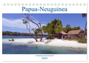 Papua-Neuguinea Geheimnisvolle Inselwelt (Tischkalender 2024 DIN A5 quer), CALVENDO Monatskalender