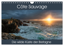 Côte Sauvage - Die wilde Küste der Bretagne (Wandkalender 2024 DIN A4 quer), CALVENDO Monatskalender