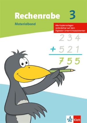 Rechenrabe 3. Ausgabe Nordrhein-Westfalen - Materialband (Kopiervorlagen, Lernzielkontrollen) Klasse 3. Klett Ernst /Schulbuch, 2022.