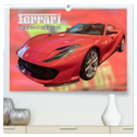 Ferrari - Synonym für Motorsport (hochwertiger Premium Wandkalender 2025 DIN A2 quer), Kunstdruck in Hochglanz