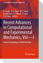Recent Advances in Computational and Experimental Mechanics, Vol¿I
