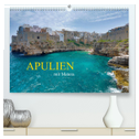 Apulien mit Matera (hochwertiger Premium Wandkalender 2024 DIN A2 quer), Kunstdruck in Hochglanz