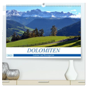 Dolomiten - Latemar und Rosengarten (hochwertiger Premium Wandkalender 2025 DIN A2 quer), Kunstdruck in Hochglanz