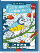 Mein dickes Malen-nach-Zahlen-Buch - Im Winter