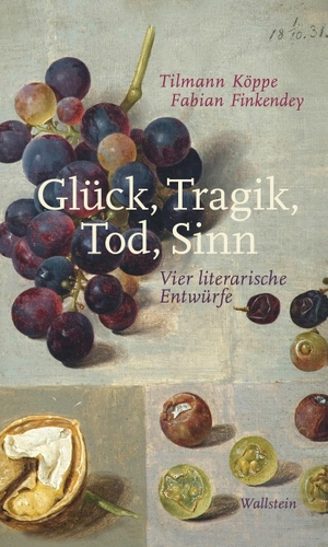 Finkendey, Fabian / Tilmann Köppe. Glück, Tragik, Tod, Sinn - Vier literarische Entwürfe. Wallstein Verlag GmbH, 2023.