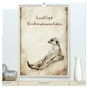 Lustige Erdmännchen (hochwertiger Premium Wandkalender 2024 DIN A2 hoch), Kunstdruck in Hochglanz