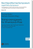 Transparenzgesetz für Rheinland-Pfalz