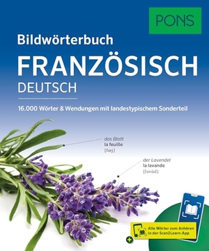 PONS Bildwörterbuch Französisch - 16.000 Wörter und Wendungen mit landestypischem Sonderteil und Scan2Learn-App. Pons Langenscheidt GmbH, 2025.
