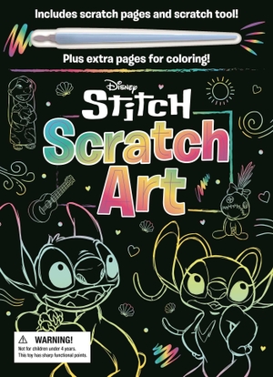 Disney, Walt / Igloobooks. Disney Stitch: Scratch Art - With Scratch Tool and Coloring Pages. Igloo Books, 2026.