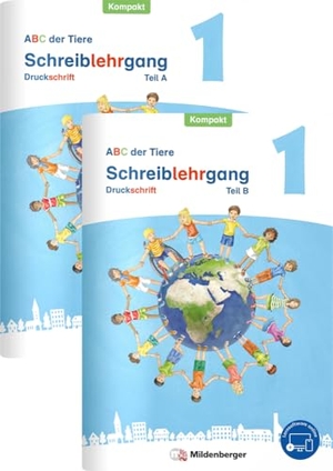 Hahn, Mareike / Kuhn, Klaus et al. ABC der Tiere 1 Neubearbeitung - Schreiblehrgang Druckschrift Kompakt, Teil A und B - Förderausgabe. Mildenberger Verlag GmbH, 2023.