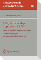Entity-Relationship Approach - ER '94. Business Modelling and Re-Engineering