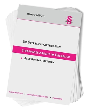 Hemmer, Karl-Edmund / Wüst, Achim et al. Überblickskarteikarten Strafprozessrecht im Überblick - Assessorkarteikarten. Hemmer-Wuest, 2024.
