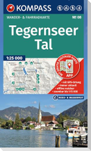 KOMPASS Wanderkarte 08 Tegernseer Tal 1:25.000