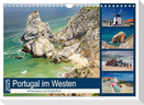 Portugal im Westen - erfrischend und farbenfroh (Wandkalender 2025 DIN A4 quer), CALVENDO Monatskalender