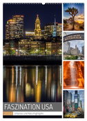 FASZINATION USA Urbanes und Naturhighlights (Wandkalender 2024 DIN A2 hoch), CALVENDO Monatskalender