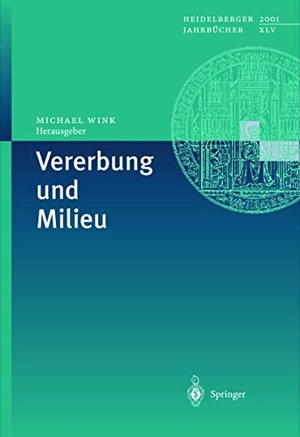 Vererbung und Milieu. Springer Berlin Heidelberg, 2001.