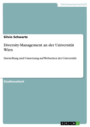 Schwartz, Silvio. Diversity-Management an der Univ