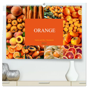 ORANGE - Gemüse und Obst -Vitaminreich (hochwertiger Premium Wandkalender 2025 DIN A2 quer), Kunstdruck in Hochglanz