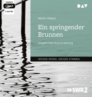 Walser, Martin. Ein springender Brunnen - Ungekürzte Autorenlesung (2 mp3-CDs). Audio Verlag Der GmbH, 2023.