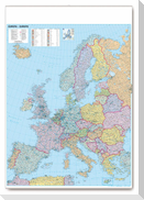 Organisations- und Straßenkarte Europa