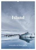 Island - Landschaften vom Wasser geprägt (Wandkalender 2024 DIN A2 hoch), CALVENDO Monatskalender