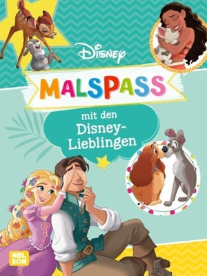 Disney Kreative Beschäftigung: Malspaß mit den Disney-Lieblingen - Mehr als 60 Ausmalbilder über Liebe und Freundschaft |  Für Kinder ab 4 Jahren. Nelson Verlag, 2024.