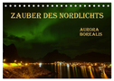 Zauber des Nordlichts - Aurora borealis (Tischkalender 2024 DIN A5 quer), CALVENDO Monatskalender
