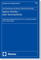 Spiros Simitis - sein Vermächtnis