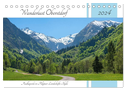 Wanderlust Oberstdorf 2024 (Tischkalender 2024 DIN A5 quer), CALVENDO Monatskalender