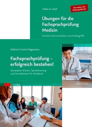 Rogoveanu, Stefania-Cristina. Fachsprachprüfung Lehrbuch und Arbeitsbuch Set. Urban & Fischer/Elsevier, 2025.