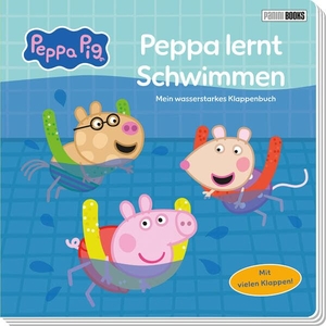 Panini. Peppa Pig: Peppa lernt Schwimmen - Mein wasserstarkes Klappenbuch - Pappbilderbuch mit Klappen. Panini Verlags GmbH, 2026.