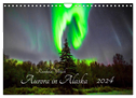 Aurora in Alaska (Wandkalender 2024 DIN A4 quer), CALVENDO Monatskalender