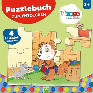 Schwager & Steinlein Verlag. Bobo Siebenschläfer Puzzlebuch zum Entdecken - 4 Puzzles mit je 12 Teilen | Für Kinder ab 3 Jahren. Schwager und Steinlein, 2024.