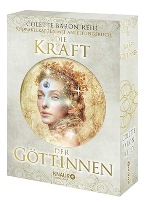 Baron-Reid, Colette. Die Kraft der Göttinnen - 52 Orakelkarten mit Anleitungsbuch. Knaur MensSana HC, 2020.