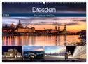 Dresden Die Perle an der Elbe (Wandkalender 2024 DIN A2 quer), CALVENDO Monatskalender