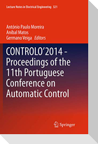 CONTROLO¿2014 ¿ Proceedings of the 11th Portuguese Conference on Automatic Control