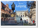 Buntes Leipzig (Wandkalender 2025 DIN A2 quer), CALVENDO Monatskalender