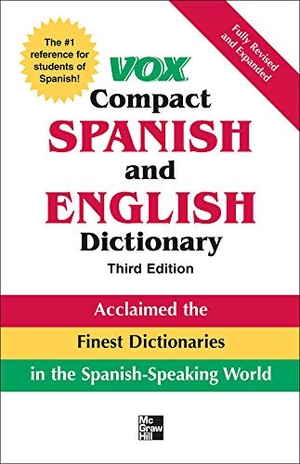 Vox. Vox Compact Spanish and English Dictionary. McGraw Hill LLC, 2007.