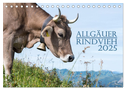 Allgäuer Rindvieh 2025 (Tischkalender 2025 DIN A5 quer), CALVENDO Monatskalender