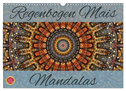 Regenbogen Mais Mandalas (Wandkalender 2025 DIN A3 quer), CALVENDO Monatskalender